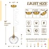 QianZhan 2Pack Glass Pendant Light, 7 Inch Modern Glass Pendant