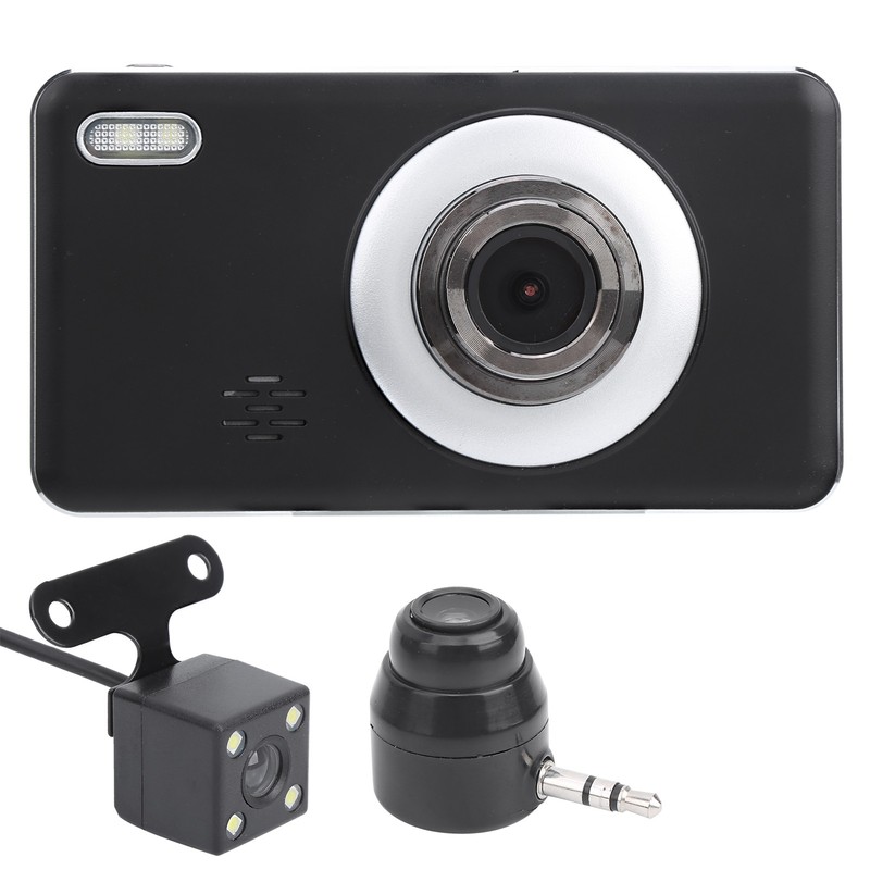 4in DVR Driving Recorder 1080P HD Dual Lens Camera LCD