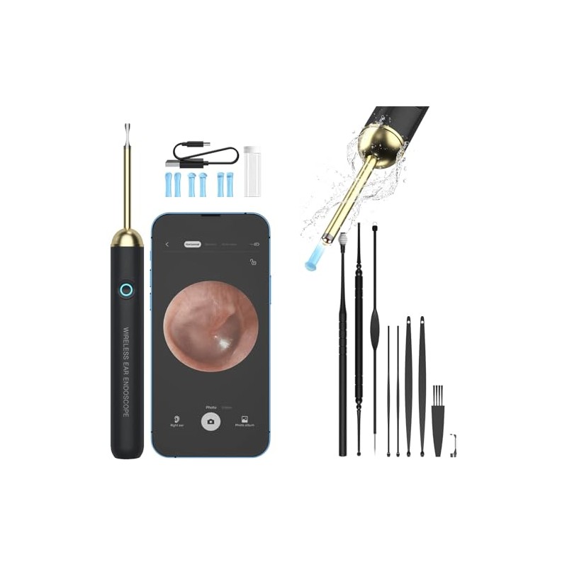NIUQICT Ear Wax Removal, Earwax Removal Tool, Ear Cleaner 6