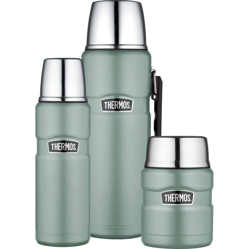 THERMOS Food Flask, Stainless Steel, Duck Egg, 470ml