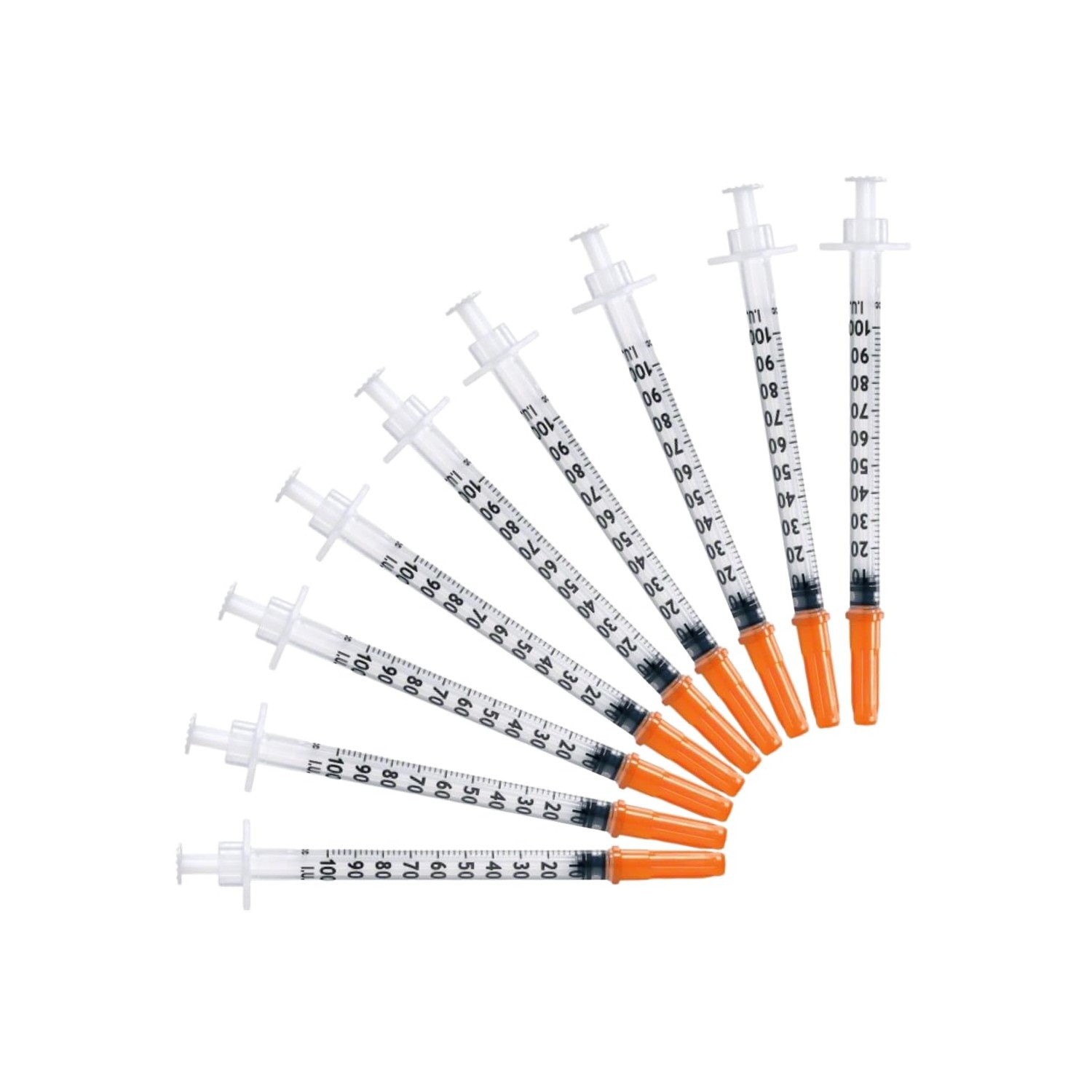 10 Pack 1ml Dispensing Measuring Tool Individually Wrapped 31G 6mm BD ...