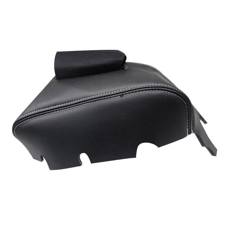 NLQR Center Console Lid Armrest Cover Black Compatible with Chevy