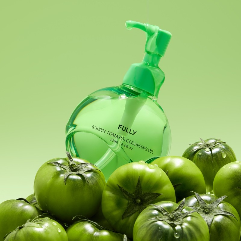 pulley Fully Green Tomato Cleansing Oil 250ml BHA Exfoliation, Sebum