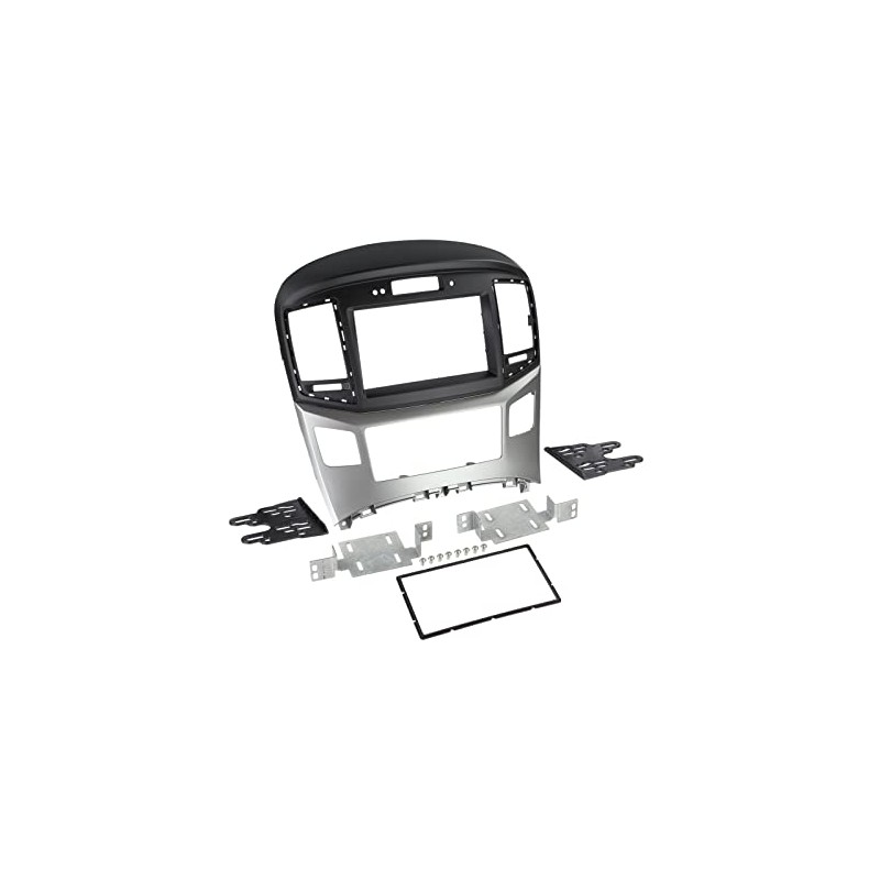 2-DIN Radio Faceplate Hyundai H-1 Facelift with Automatic Air Conditioning