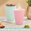 AKOLAFE 16 Pack Coloured Plastic Cups 350ml Reusable Hard Plastic