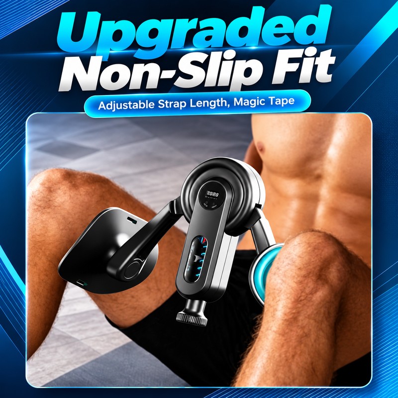 Thigh Exerciser for Home Workouts –10-100lbs Adjustable Resistance with Digital