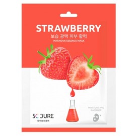 Jkosmec 5C Cure Essence Intensive Strawberry Fabric Mask 25 ml