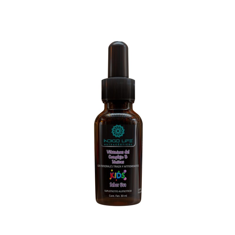 Vitaminas del Complejo B Ionizadas Infantil 30 ml Índigo Life
