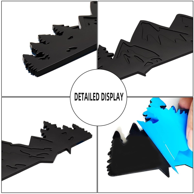 Mountain Car Emblem Fit for Toyota Tacoma 2016-2024,Mountain View Forest