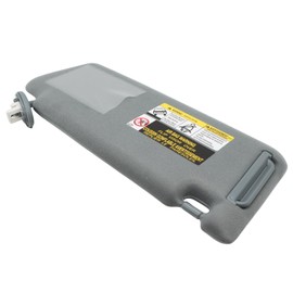 Aspaton Dark Gray Sun Visor Left Side Compatible with Tacoma 2005-2015 7432004210B0 7432004120B0 Automobile Sun Visor with Light with Makeup Mirror Driver Side