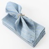HSOFTIFY 100% Pure Linen Napkins 20x20 Inches Set of 4,