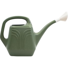 Bloem Promo Removable Nozzle Spout, Indoor/Outdoor Use Resin Watering Can, Basil Green, 2 Gallon Capacity