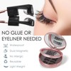 Mojiacong 6Pairs Magnetic Eyeliner Lashes, 3D Natural Look Magnetic Lashes,