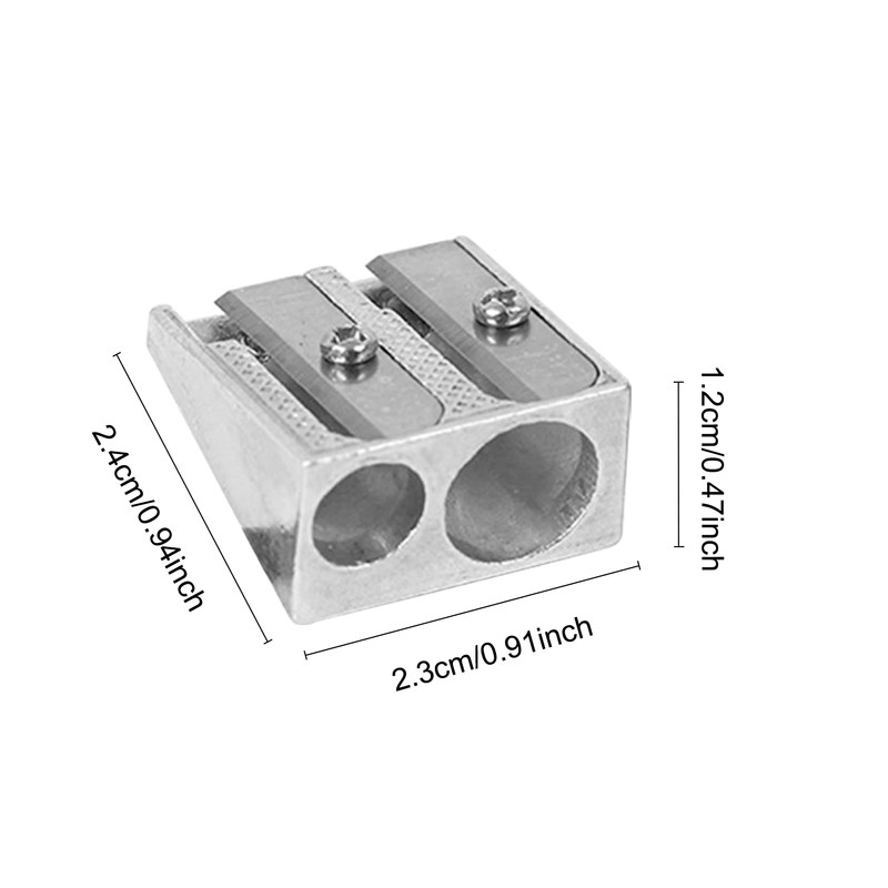 5 Pack Pencil Sharpeners Dual Hole Sharpener Manual Pencil Sharpener