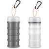 Baderke 2 Pcs Protein Powder Container with Funnels Stand, 4