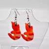 Handmade Small Shrimp Earrings - Cajun Earrings - New Orleans