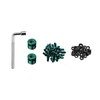 Funn Pedal Pins Studs for Black Magic Pedals (Green)