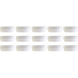 FRUEHES FORSCHEN 15 Salbendöschen, Creme-döschen, Salbenkruke flach, 75ml Inhalt - Made IN Germany