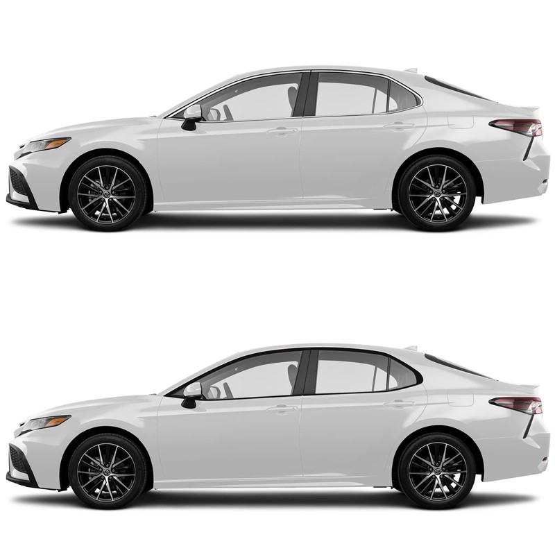 Chrome Delete Window Trim for Toyota Camry 2018-2024 Stainless Steel