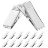 Metal Alligator Clips, 20pcs Mini Spring Clip Mini Clamps Wide