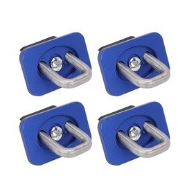 4pcs Truck Bed Tie Down Anchors 1000 LBS Bearing Stainless Steel Replacement for Chevy Silverado 2007‑2021Blue