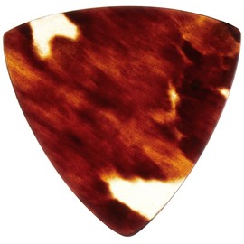 Greco TRL 0.8 Greco / Guitar Pick, Genuine Tortoise Shell Bekko Triangle Large (Thickness 0.03 inches (0.8 mm)