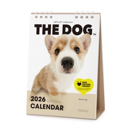 THE DOG 2026 Desktop Calendar (Welsh Corgi)