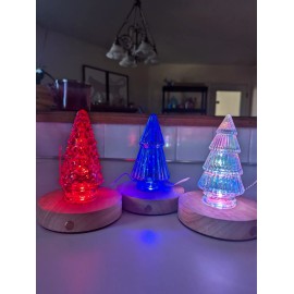 target NEW Target Bullseye Playground Christmas 2023 Iridescent Glass4.5" Tree Set of 9