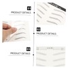 Minkissy 18pcs Natural Look Eyebrow Transfer Stickers Imitation for Sparse