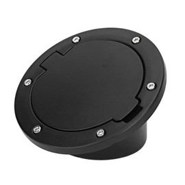 Tapa de Depósito de Gasolina, Fydun Tapa del Tanque de ABS Negro para JK 2007-2017 Accesorio de Coche