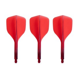 Condor AXE 120 | Small Size | Dart Flights | Multiple Sizes | Multiple Colours (Clear Red, Long)