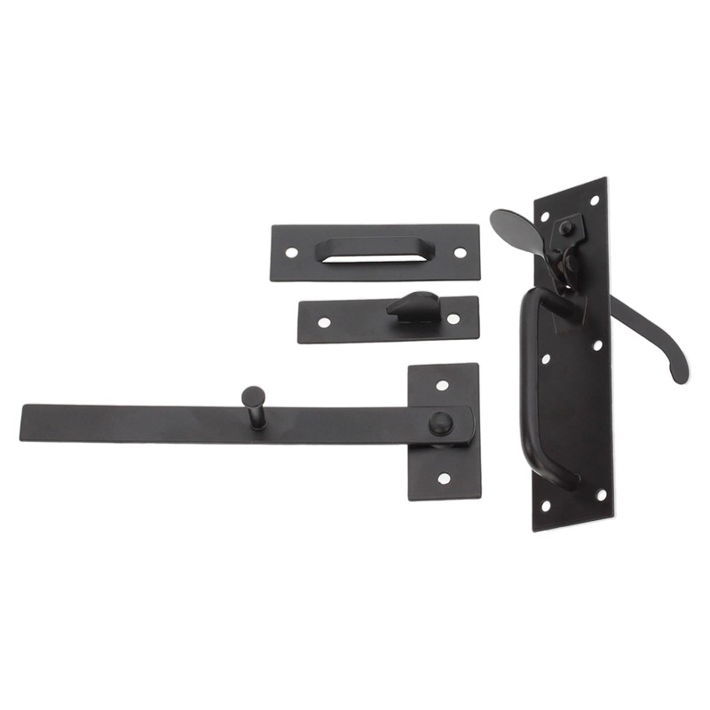 Garden Gate Accessories Metal Fixing Latch T Hinges Spring Closer