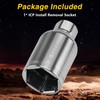 EVRBUL 1 1/16 (27mm) Deep Socket 3/8 Drive ICP Injection