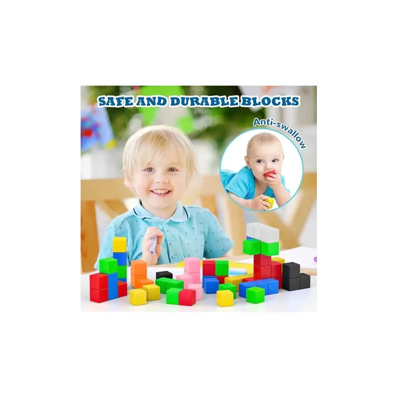 Bloques Magnéticos De Construcción Montessori Crafties 48pz