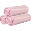 3 Rolls Small Trash Bags - 60 Counts Durable 4