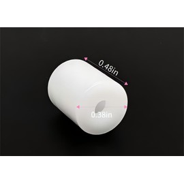 DUODUO W10208398 Washer Dryer Door Hinge Pin Cap Compatible with Whirlpool 7MMHW7000YG0 & Maytag 7MMGD6630HC1 Replaces WPW10208398 PS11750408 AP6017113 1872420 (white 4PCS, white 4PCS)