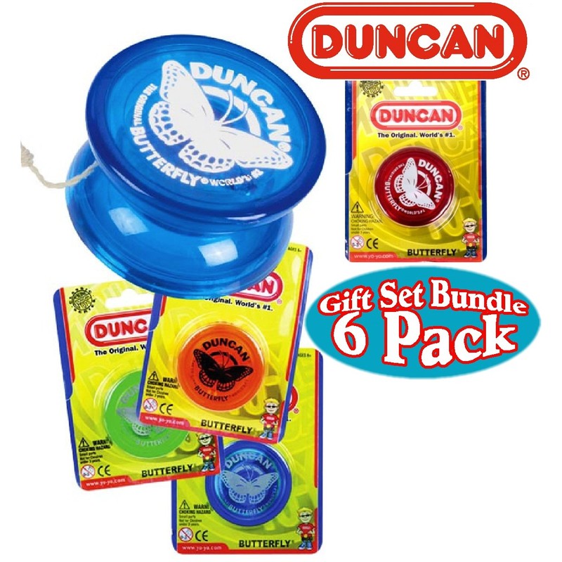 Duncan Yo-Yo Butterfly Gift Set Bundle - 6 Pack (Assorted