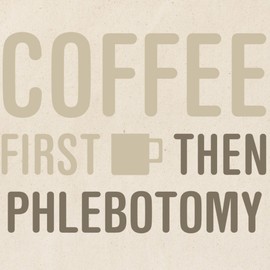 CafePress Coffee Then Phlebotomy Tote Bag Natural Canvas Tote Bag, Reusable Shopping Bag