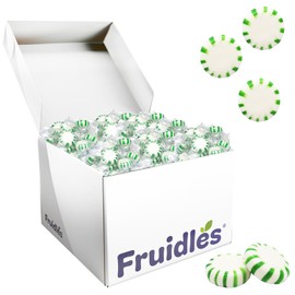 The Dreidel Company Flavored Pinwheel Starlights Hard Candy, Kosher, Individually Wrapped (Spearmint, 400 Count, 5 Pound, BULK)