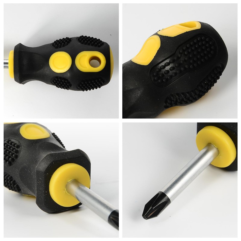 Mini Stubby Screwdriver SENRISE Phillips Screwdriver Small Compact Hand Tools