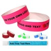 Armbänder personalisiert aus Tyvek, 100 Stück pro Packung (19 mm)