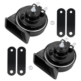 Dokili 2 x Horn 12 V Loud Universal Horn Motorcycle Car Horn for Cars and Motorcycles 12 V 500 Hz 118 dB