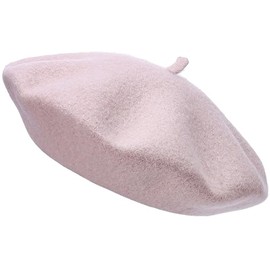 JUNGANRHA® Women's Beret Hat - Off White, One Size, Adjustable, Solid Color, Wool, French Style, Classic, Vintage, Unisex, Winter, Casual, Retro, Lightweight, Sun Protection, UPF50+