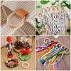 50 PCS Unfinished Wooden Rings for Crafts - Hanging Basket