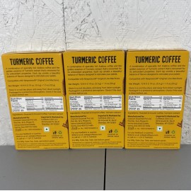 Coffeeza 3X Coffeeza Turmeric Coffee Capsules Box of 10 BB: 10/12/25 Nespresso Compatible