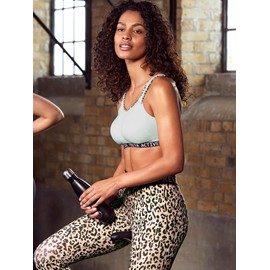 Freya Dynamic Soft Cup Sports Bra Pure Leopard Aqua White 36J