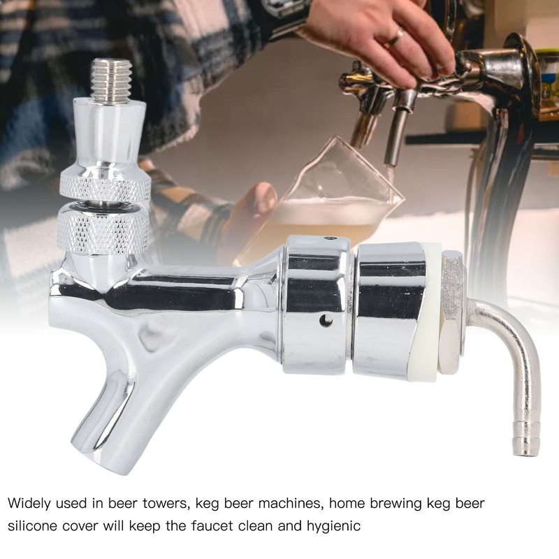 Beer Tower Faucet Stainless Steel Kegerator Single Beer Machine Tap