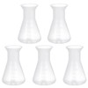 ULTECHNOVO Plastic Erlenmeyer Flask Narrow Neck, Flask Experiment Accessories Tableware