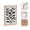 Kate and Laurel Modern Botanical Matisse Inspired Silhouette Framed Wall