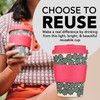 Ecoffee Cup: Like, Totally! with Pink Silicone 12oz